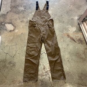 Filson Dry Tin Cloth Double Front Overalls (M)
